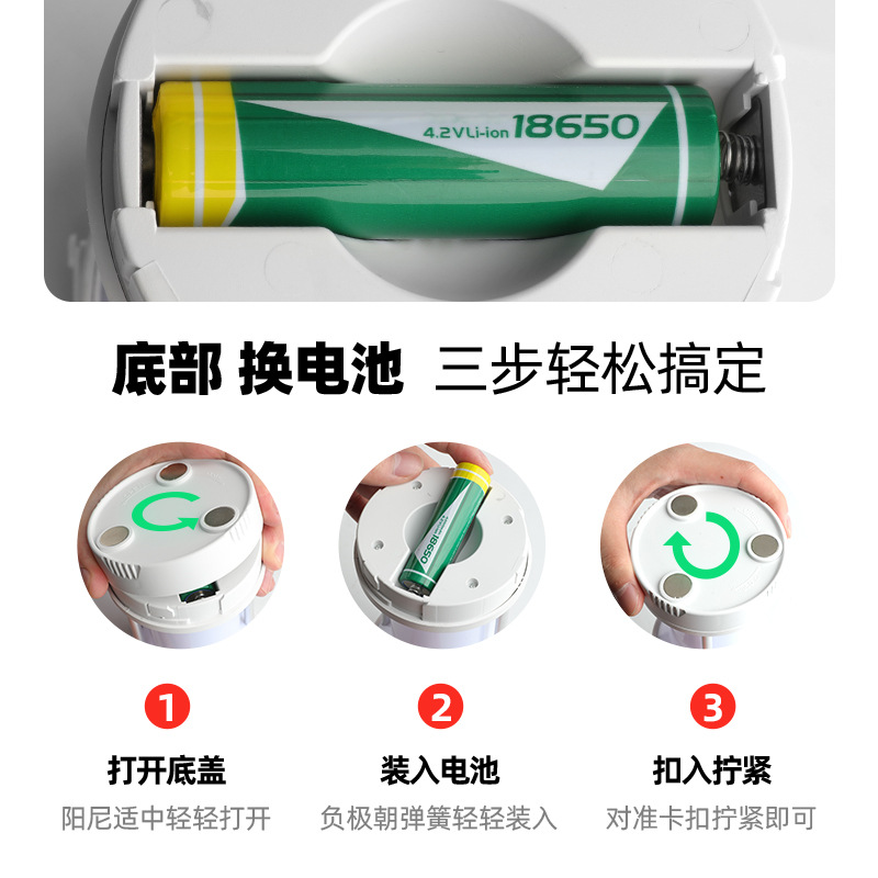 Nueva luz de campamento al aire libre Tipo-C luz de emergencia tienda multifunción solar camping carga LED