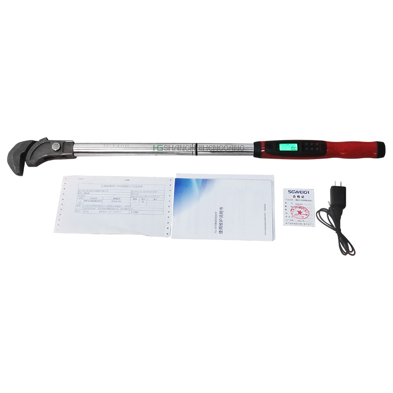 400N.m钢筋数显扭力扳手 直螺纹钢筋套筒扭矩扳手 数显力矩扳手