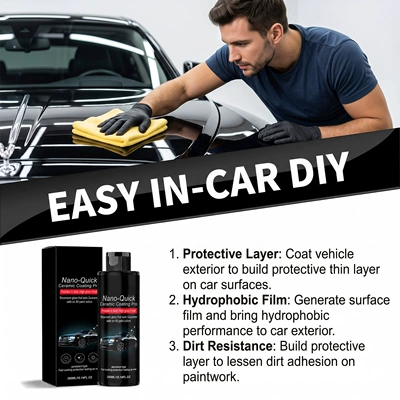 Cleaning/curing agent car coating, polishing, cleaning, daily