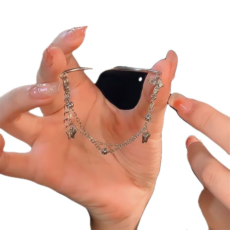 Koreaanse stijl vlinderketting sieraden voor meisjes, zomerse ins veelzijdig, high-end handsieraden, internet beroemdheid_voghion.com