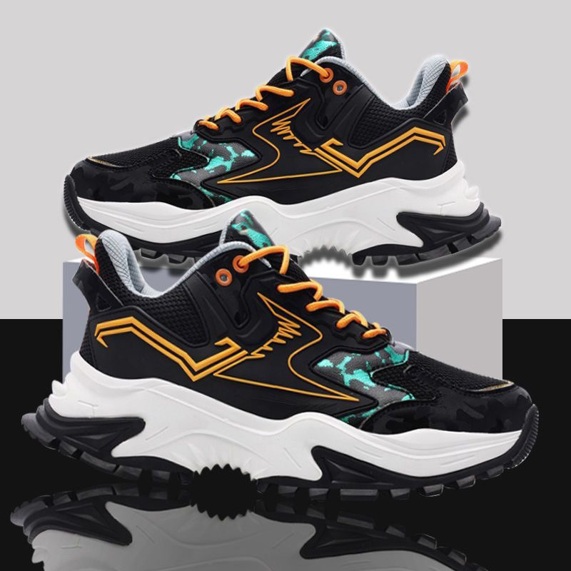 Nuevos zapatos de hombre transfronterizos moda coreana moda zapatos casuales sneaker zapatos de viaje zapatos deportivos de papá para hombres al por mayor