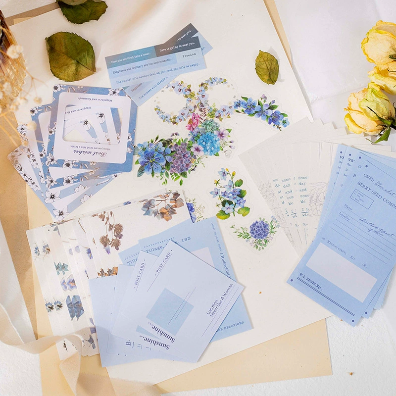 Хуа Юй и Фэн серии мульти-материал Материал Пакет красивый день INS цветок ручной счет материал декоративная паста 52