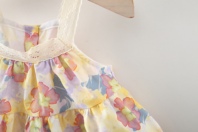 Cute Flower Cotton Girls Dresses display picture 9