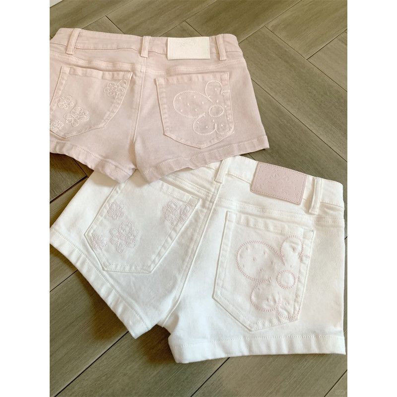High-End Denim Shorts for Women, Summer Thin Style, 2026 New Model, High-Waisted, Loose Fit, Slimming, Petite, Casual Wide-Leg Hot Pants