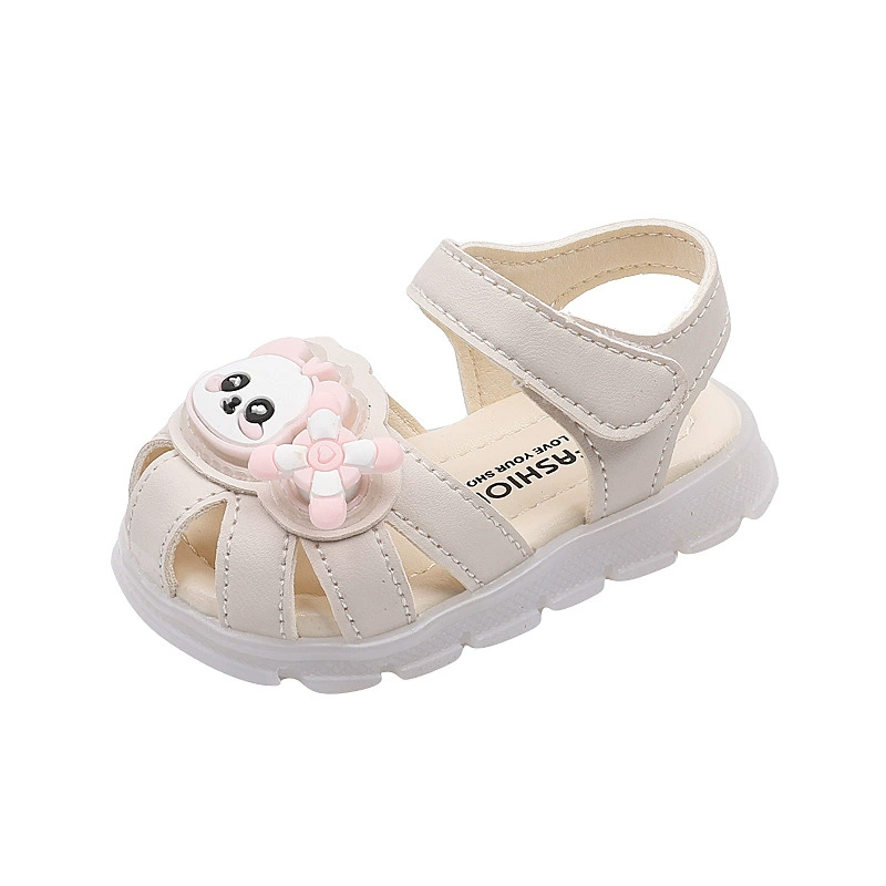 Летние сандалии для девочек, детская сумка для обуви, нескользящие, костюм маленькой принцессы, туфли, 1-3 года, мягкая подошва
