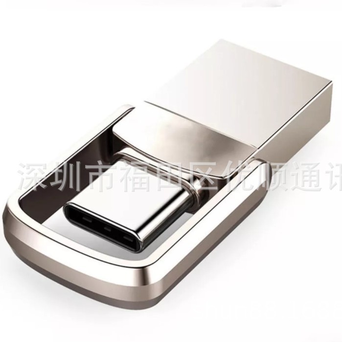 Al por mayor tipo-c teléfono móvil usb flash disk 32g de alta velocidad usb2.0 computadora de doble uso OTG de doble interfaz de metal usb flash disk