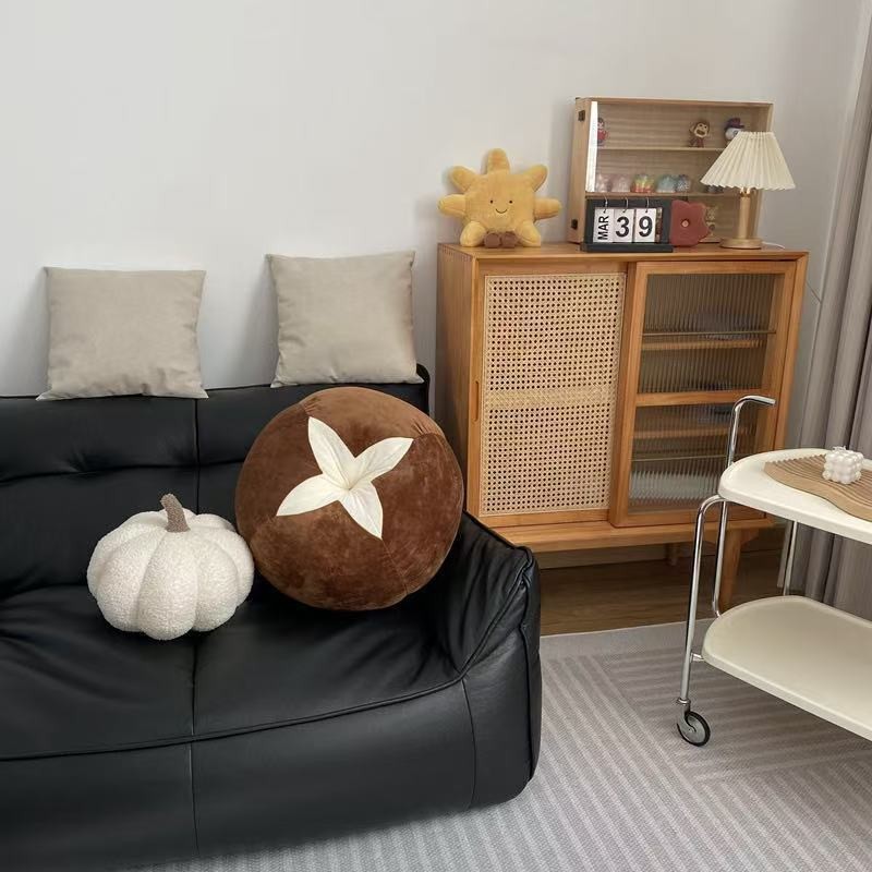 Creative Tomato and Mushroom Plush Toy Pillow Home Decoration Wholesale Cross-Border Sofa Cushion Ins-Style Gift