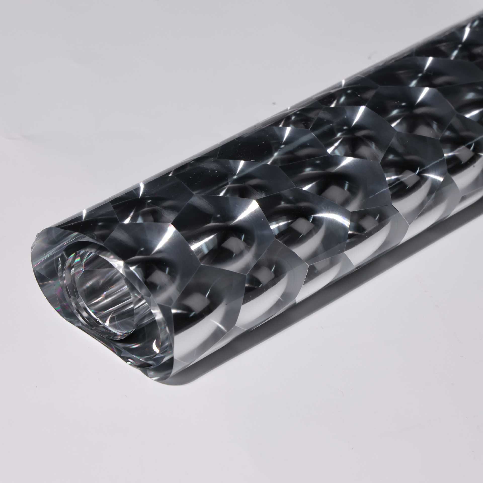 厂家直销包装纸高级感加厚防水材料银色透明手工DIY滴胶极光装饰