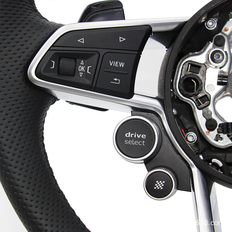 Factory Direct Sales Suitable for Audi R8 Model Steering Wheel, Compatible with A4L B9/A5/Carbon Fiber Modification Upgrade