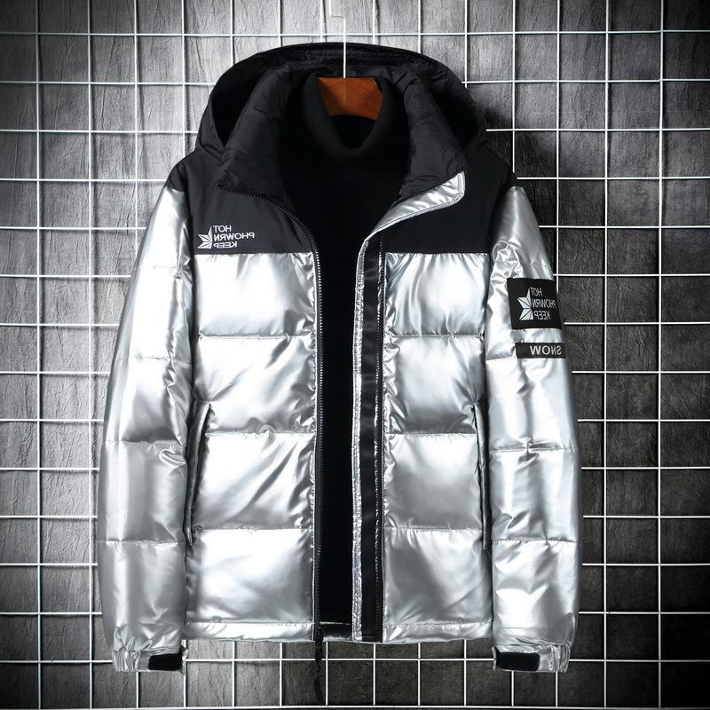 Piumino uomo invernale alla moda con cappuccio versatile_voghion.com