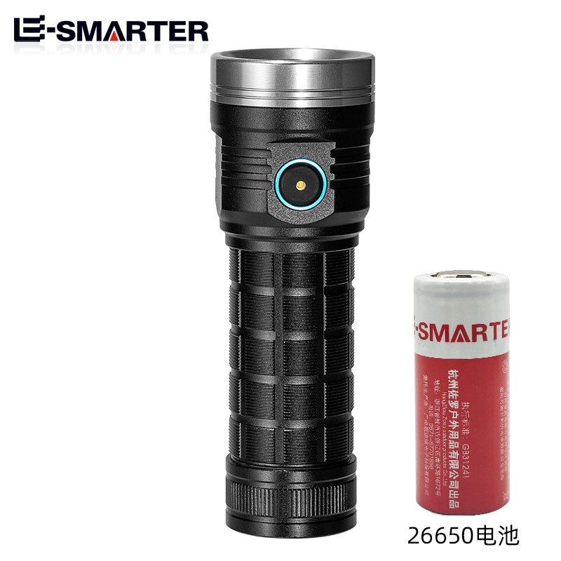 Cruz-frontera linterna de camping al aire libre multifuncional camping pesca luz resaltar larga resistencia 8-agujero linterna