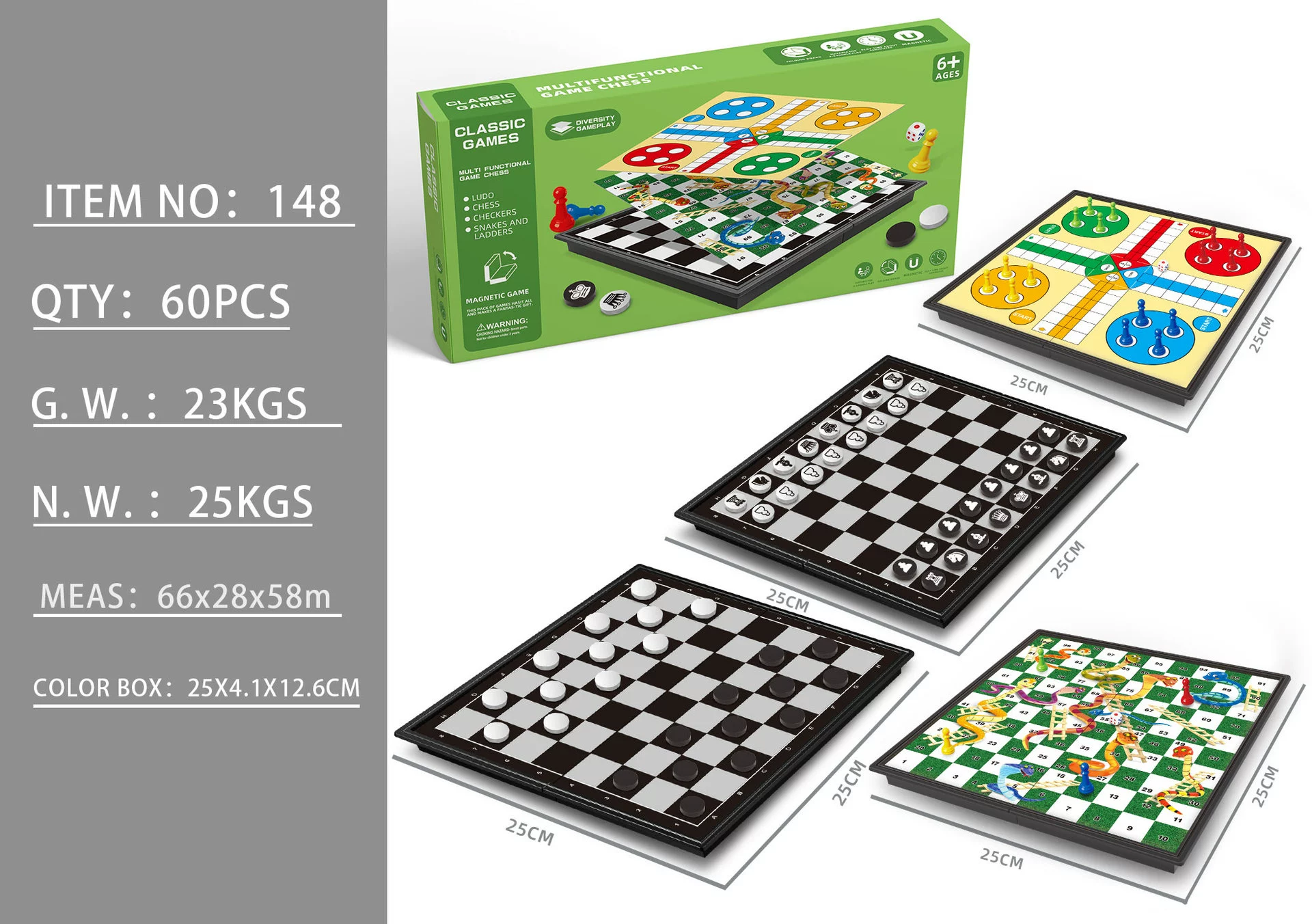 Airplane chess, foldable children's smart toy