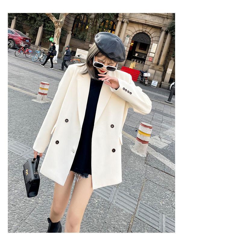 British Style Women's Blazer Jacket High-end Casual Fashion Coat_voghion.com
