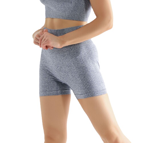  Spring New High-Waist Tummy-Tucking Fitness Pants Sports High-Elastic Fitness Clothes Running Yoga Shorts