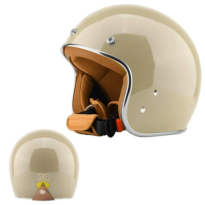 Helmets, Unisex Safety Hats, Motosiklet kaskı (dəbilqə) - wilderness-green-silver-edge