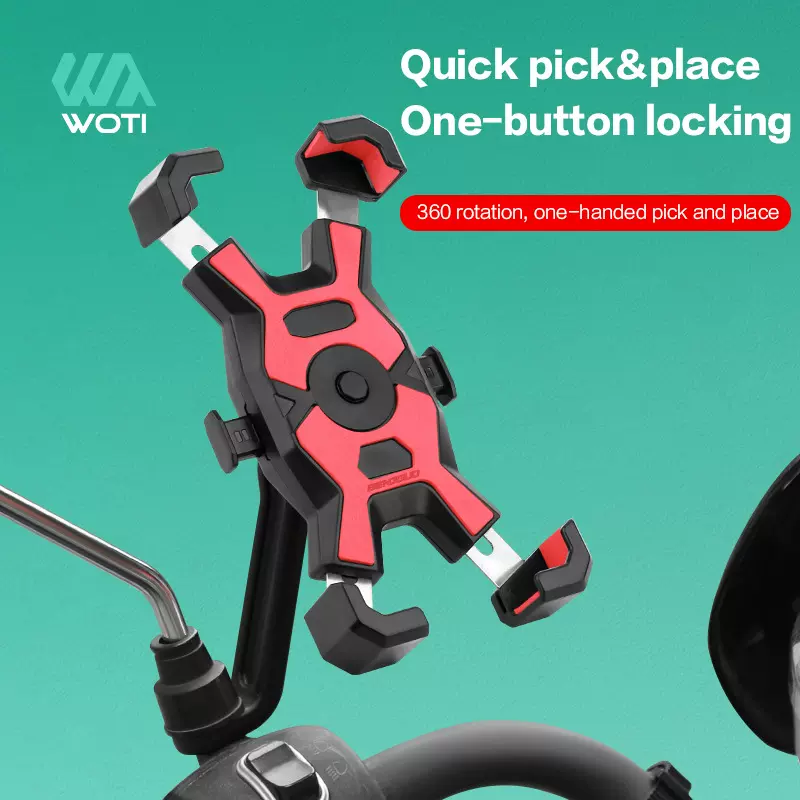 自行车手机支架摩托车电动车手机架户外骑行快拆手机导航固定架