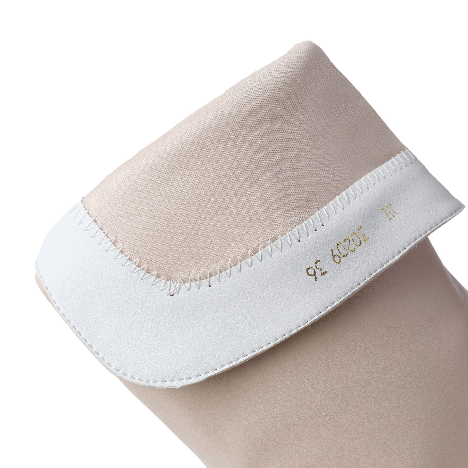 Boot nữ cổ cao ôm bắp chân phong cách Anh, gót độn trong 10 cm, ống giữa không quá đầu gối — Nhung đen chi tiết 21