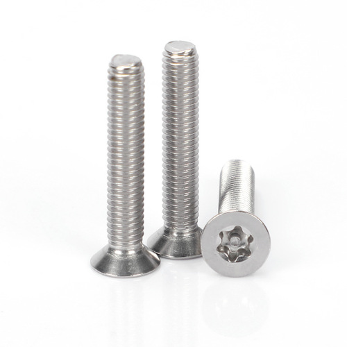 Factory direct sale 304 stainless steel countersunk head hexagonal pillar anti-theft fence machine screws with pin M2～M10