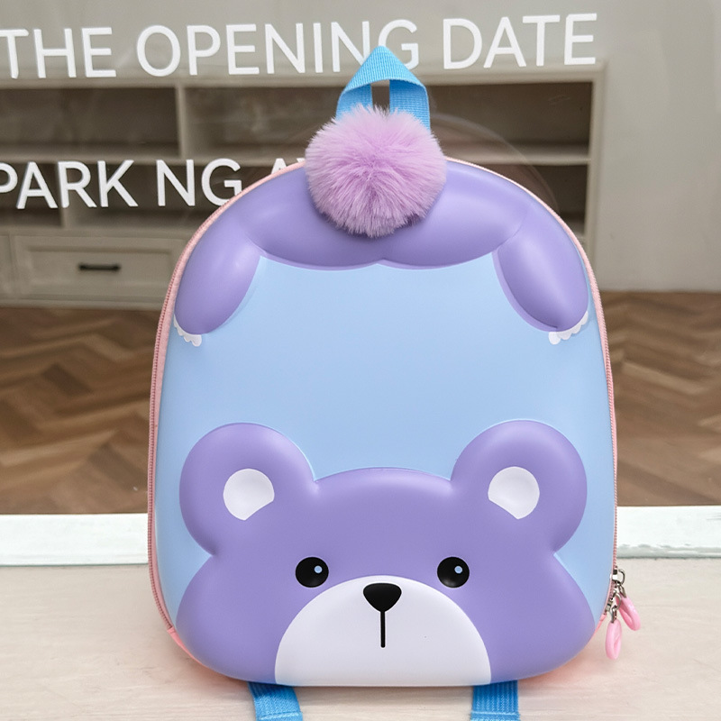 Cute oso niña jardín de infantes mochila de dibujos animados bebés transpirables niños 3 años de edad 5 años de edad mochila preescolar