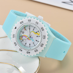 彩虹馬小學生兒童手錶小學生兒童石英手錶ins卡通手錶批發