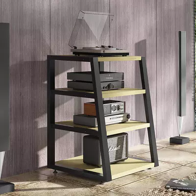 Flight Box Special-shaped Amplifier Cabinet: Electric car big tripod - b04-white-maple-4-layers