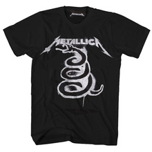 Metallica摇滚金属乐队朋克毒蛇短袖T恤viper RockT shirt