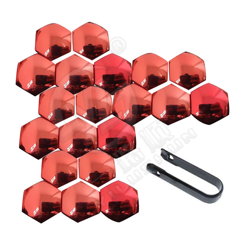 Adecuado para la tapa protectora de la rueda Tesla cubierta del tornillo del cubo de la rueda cubierta decorativa Modificación del neumático cubierta antioxidante a prueba de polvo T98