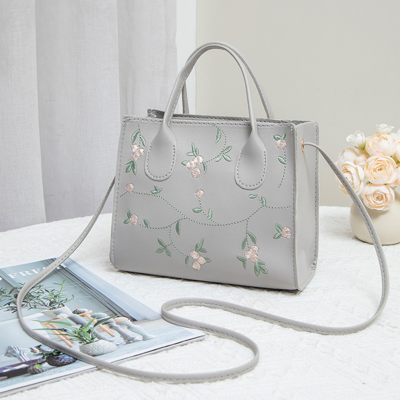 Bolsas de brazo de moda de dama bordadas nicho elegantes bolsas de dama de moda de viaje de brazo bolsas de hombro