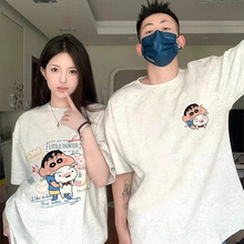 夏日情侣装T恤2025新款特别小众设计感高级感独特超好看纯棉短袖