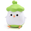 Cute small vegetable chicken pat the night light bedroom sleeping light creative pinching the good healing gift atmosphere accompanied by sleeping lights