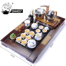 厂家直销实木茶盘茶具套装紫砂功夫茶具陶瓷礼品全自动电器可代发