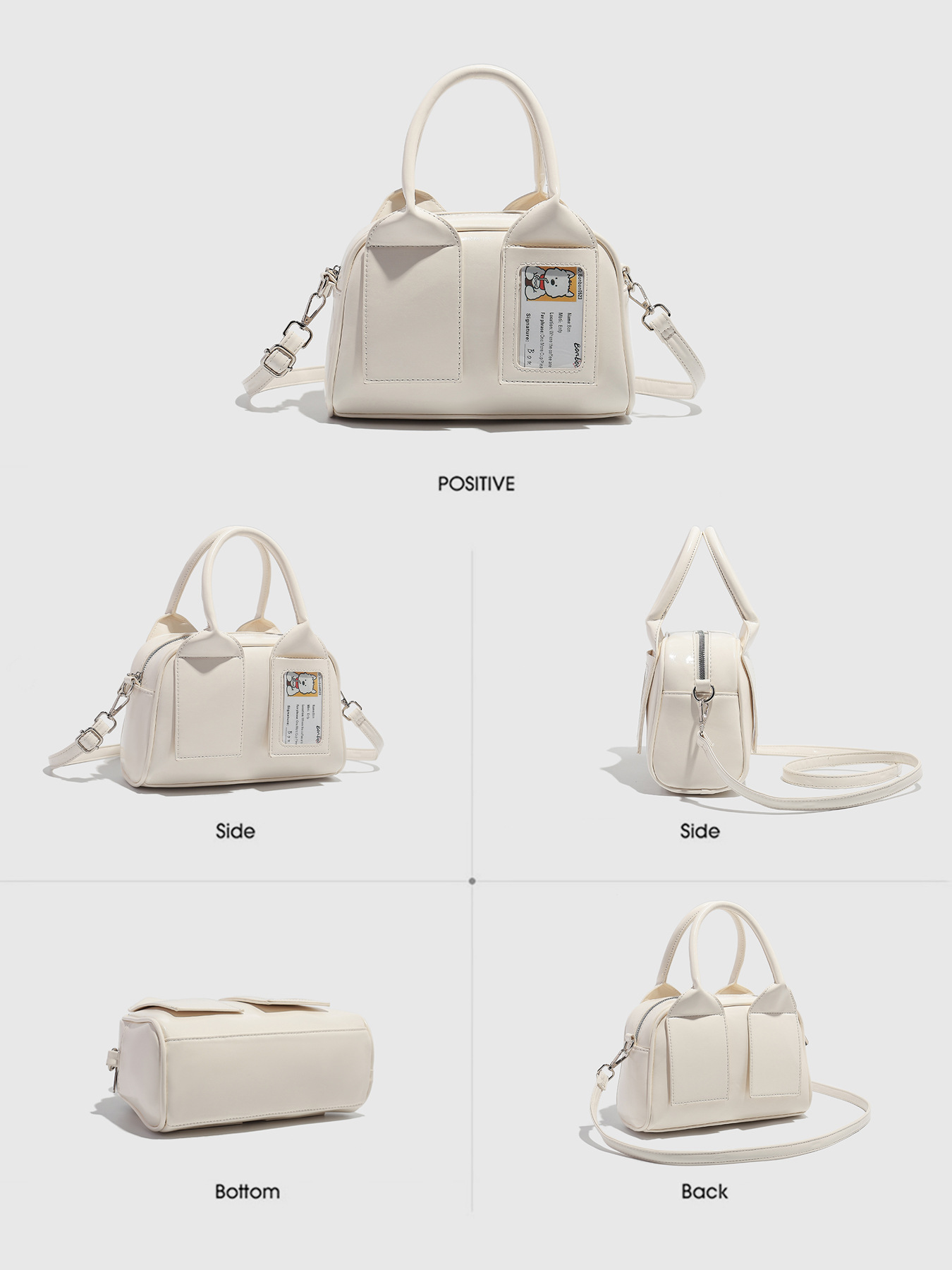Bolsa bowling feminina elegante mala tiracolo da moda_voghion.com