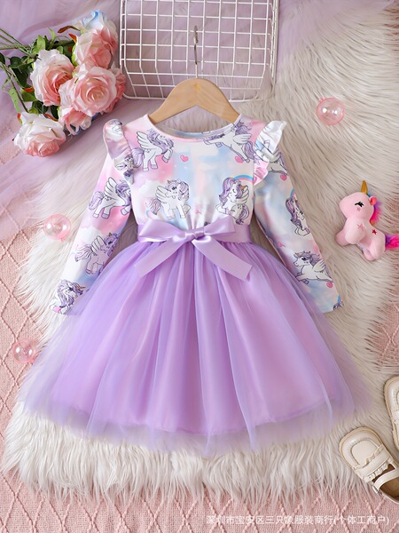 Autumn and winter girls' dresses