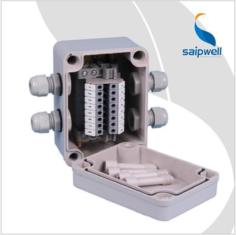 斯普威尔厂家供应150*200*100端子接线盒户外塑料监控盒 太阳能光