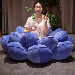 蓮花寶座好運蓮蓮坐墊搞怪屁墊辦公室飄窗懶人打坐墩蒲團沙雕禮物