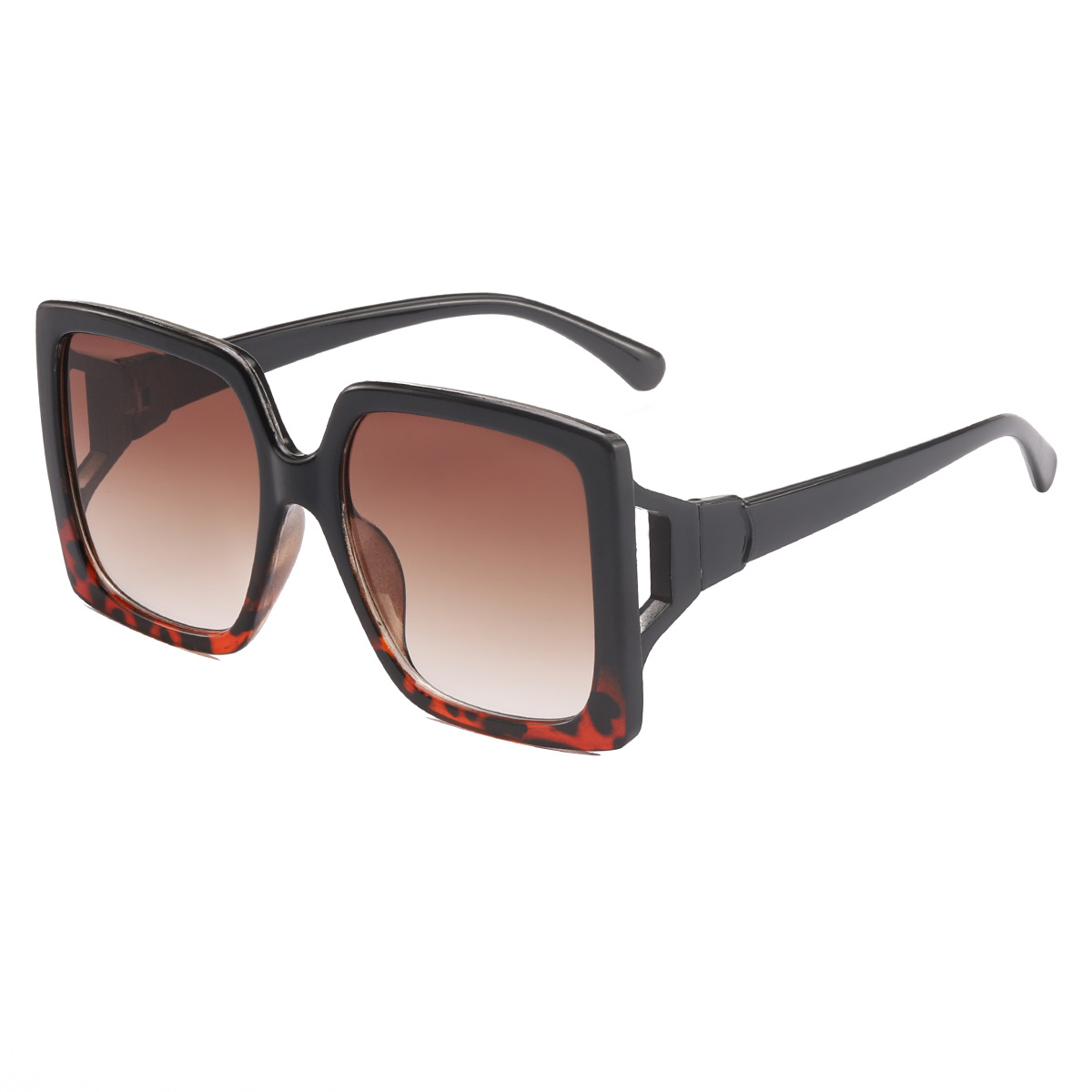2022 nueva moda europea y americana gafas de sol cuadradas color de jalea gafas de sol huecas ins gafas de sol de moda transfronterizas