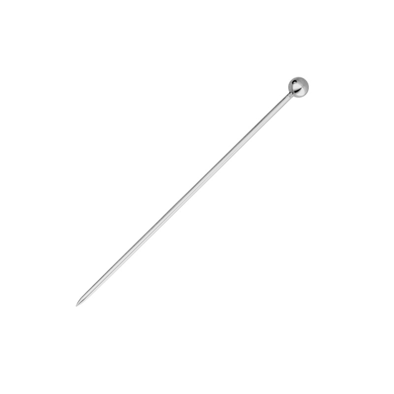 Fábrica 304 agujas de fruta de acero inoxidable tarjeta de fruta dorada horquilla de fruta metal tarjeta de cóctel image 8