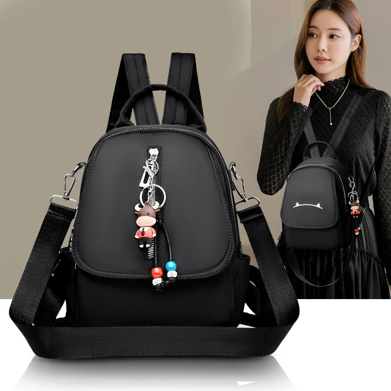Demi-season backpack, design nylon small shoulder bag, Korean style