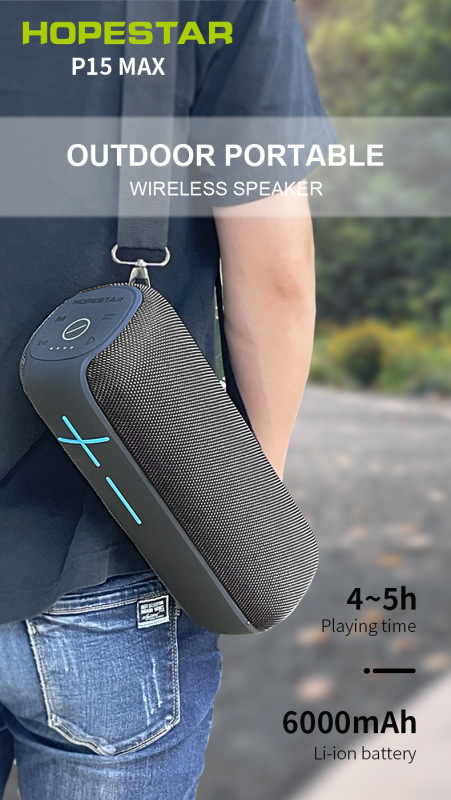 HOPESTAR-P15MAX 2021新型工場直販bluetoothスピーカー屋外防水オーディオ携帯カード|undefined