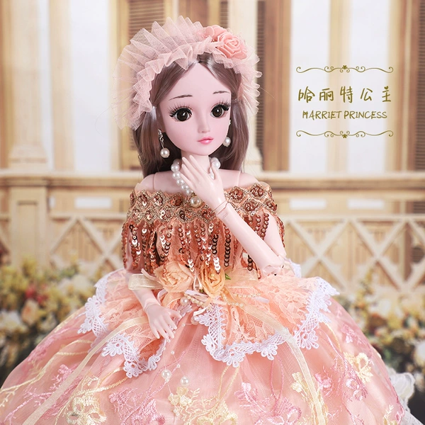 [Upgrade Blink] Princess Halit+60 cm 8 pieces of clothes+gifts 1+ gift box hardcover
