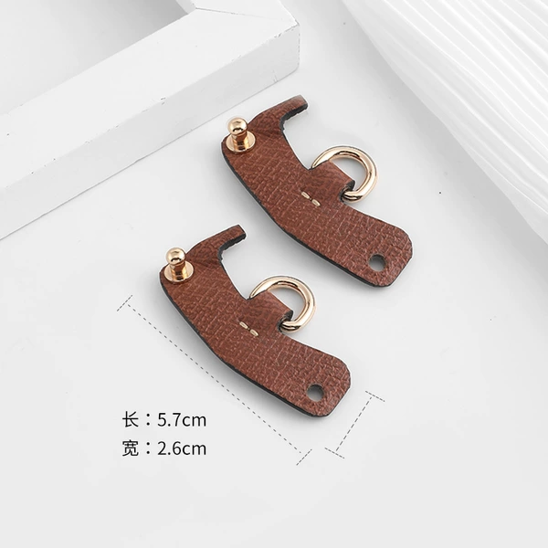 Brown gold buckle without punching