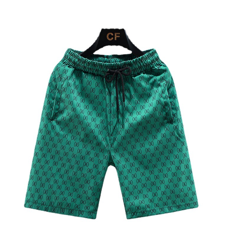 Men's Quick-Dry 5-Inch Beach Running Shorts Lightweight Breathable Polyester with Drawstring Multi-Color Options Fast-Drying M-5XL_voghion.com