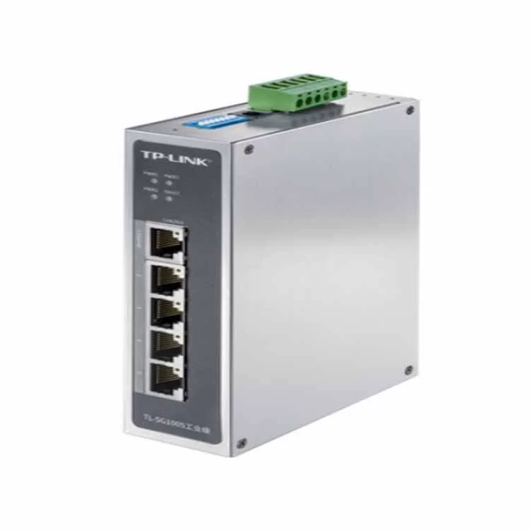 Промышленный Ethernet-коммутатор TP-LINK TL-SG1005, DIN-рейка/настенный монтаж, гигабитный
