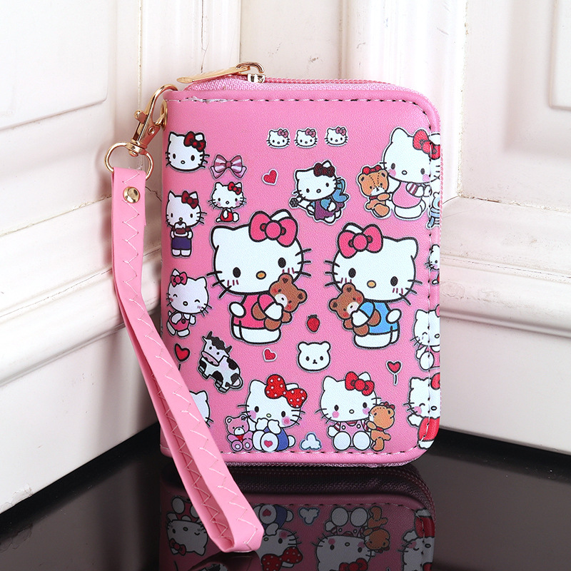 Hellokitty billetera Hello Kitty nuevo monedero con posición de tarjeta