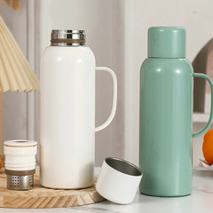 顯溫燜茶保溫壺家用北歐風316不鏽鋼水杯辦公室帶濾網泡茶壺智能