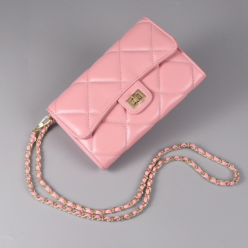 Okaqi nueva moda todo fósforo de piel de oveja de las mujeres larga Cartera de gran capacidad clásico rombo universal bolso crossbody