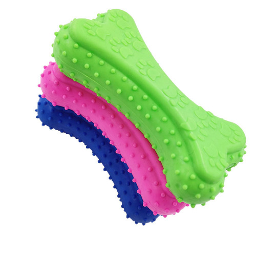 Cross-border pet training toys TPR whistle footprint biscuits dog chewing and molar decompression teeth cleaning dog toys supplies