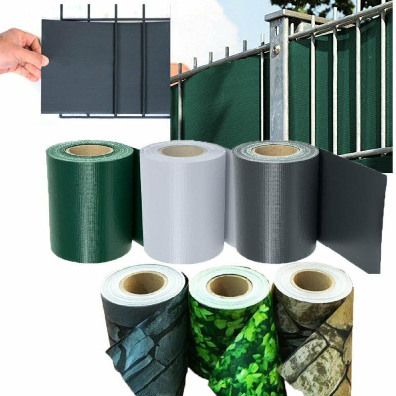 0.4mm German Fence Cloth Pvc Clip Mesh Balcony Privacy Fence Cloth Waterproof Sunscreen Printed Fence Cloth