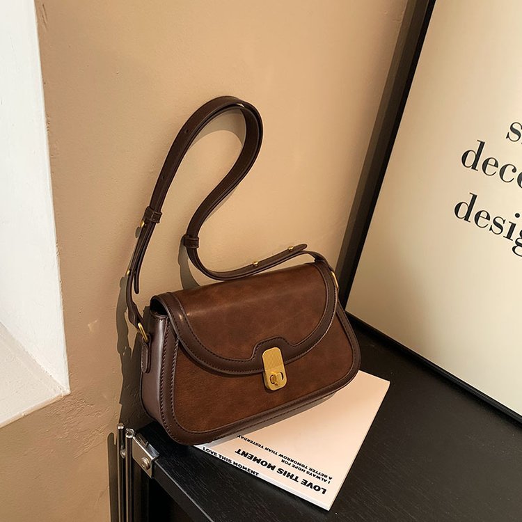 Niche design contrast color bag for women 2024 new high-end fashion shoulder bag simple and versatile crossbody small square bag_voghion.com