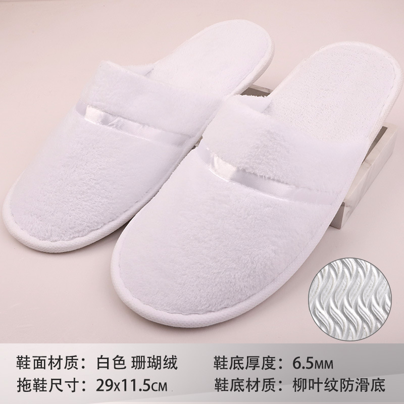Hotel sandalinas desechables de algodón de lino de seda sandalinas de alojamiento residencial sandalinas desechables antideslizantes soleas de zapatillas gruesas